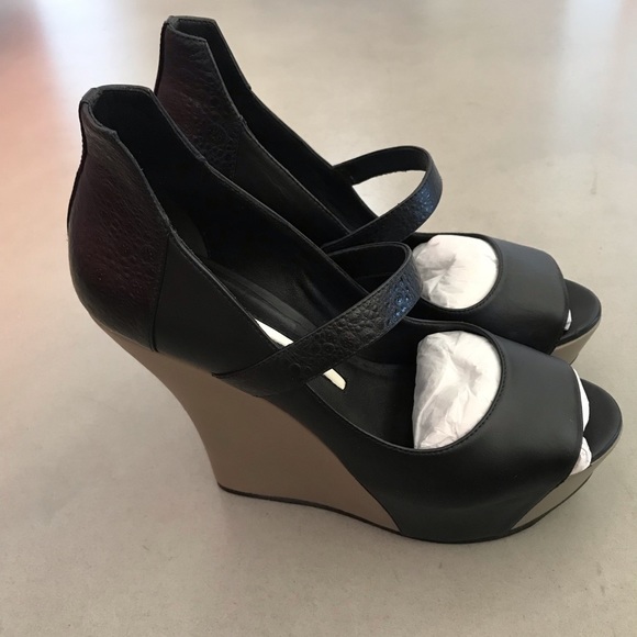 Camilla Skovgaard Shoes - Camilla Skovgaard Moon Wedge Shoe Black Dust 9.5